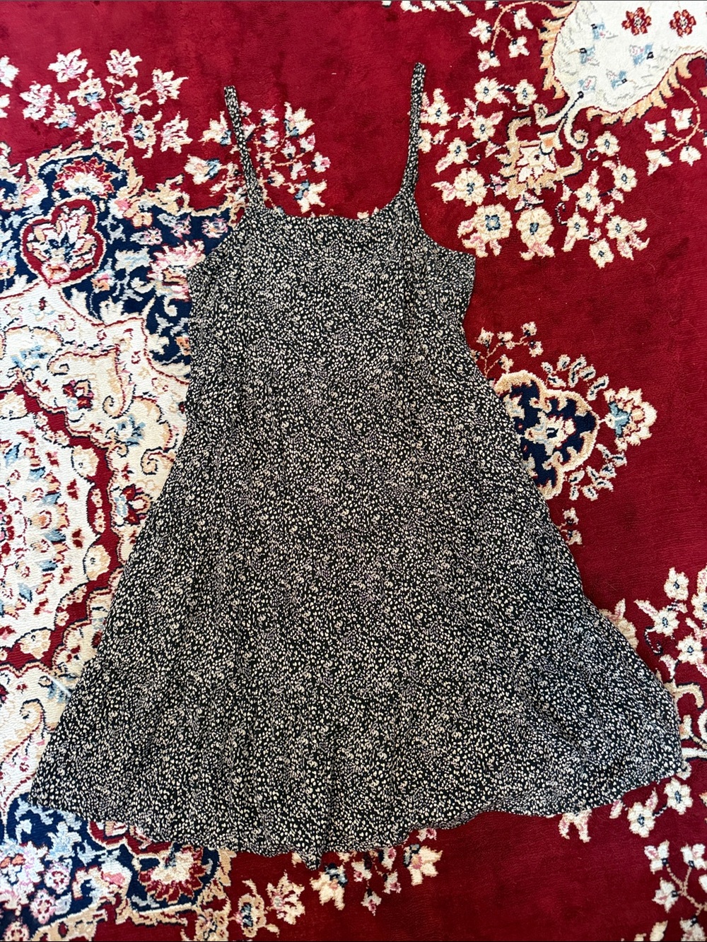 Old Navy black & brown mini dress